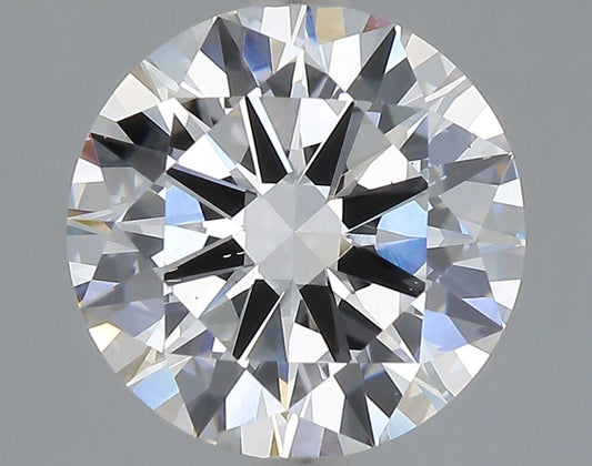 Lab-Grown Round Diamond - 2.99 Carats, E Color, VS2 Clarity - Certified by IGI - Report Number: LG693549444
