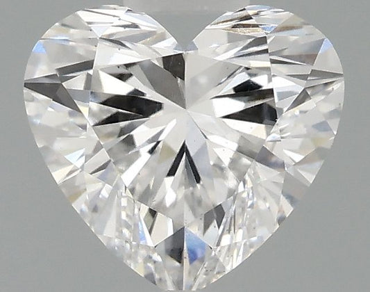 Lab-Grown Heart Diamond - 0.96 Carats, E Color, VS2 Clarity - Certified by IGI - Report Number: LG696547184