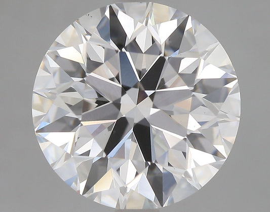 Lab-Grown Round Diamond - 3.59 Carats, F Color, VS2 Clarity - Certified by IGI - Report Number: LG621424059