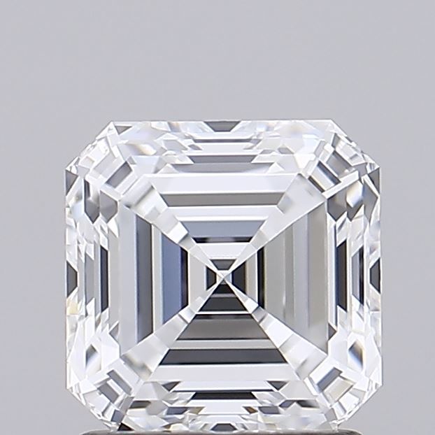 Lab-Grown Asscher Diamond - 1.55 Carats, D Color, VVS2 Clarity - Certified by IGI - Report Number: LG700505260