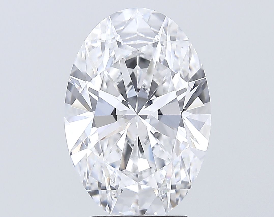Lab-Grown Oval Diamond - 3.55 Carats, E Color, VVS2 Clarity - Certified by GIA - Report Number: 2507824292