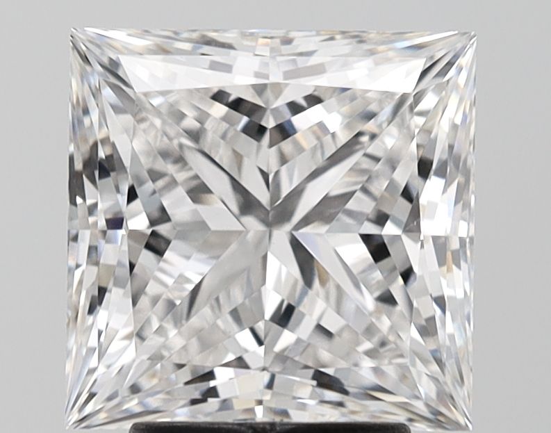 Lab-Grown Princess Diamond - 3.59 Carats, F Color, VVS2 Clarity - Certified by IGI - Report Number: LG640454463