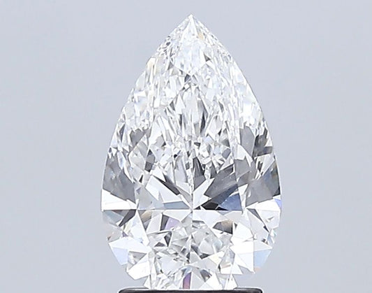 Lab-Grown Pear Diamond - 2.51 Carats, E Color, VVS2 Clarity - Certified by IGI - Report Number: LG683504295