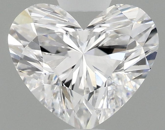 Lab-Grown Heart Diamond - 0.91 Carats, D Color, VS1 Clarity - Certified by IGI - Report Number: LG685540527