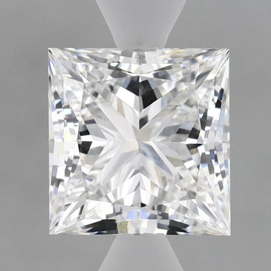 Lab-Grown Princess Diamond - 1.45 Carats, E Color, VVS2 Clarity - Certified by IGI - Report Number: LG627489351