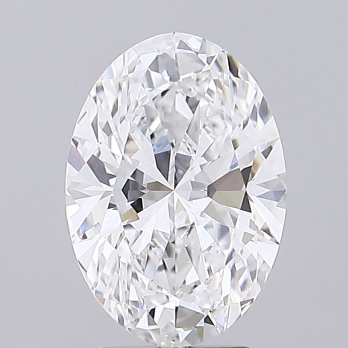 Lab-Grown Oval Diamond - 3.57 Carats, E Color, VVS2 Clarity - Certified by GIA - Report Number: 1513292436