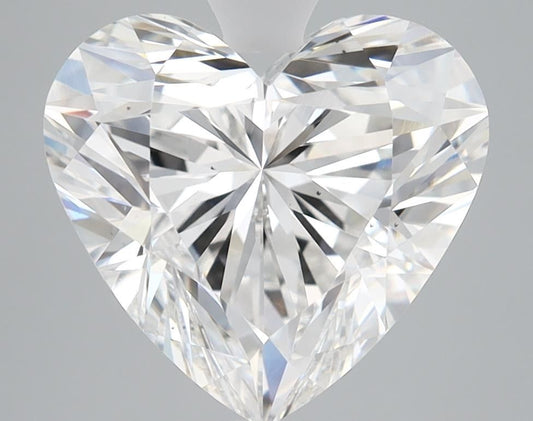 Lab-Grown Heart Diamond - 4.56 Carats, F Color, VS2 Clarity - Certified by IGI - Report Number: LG598376119