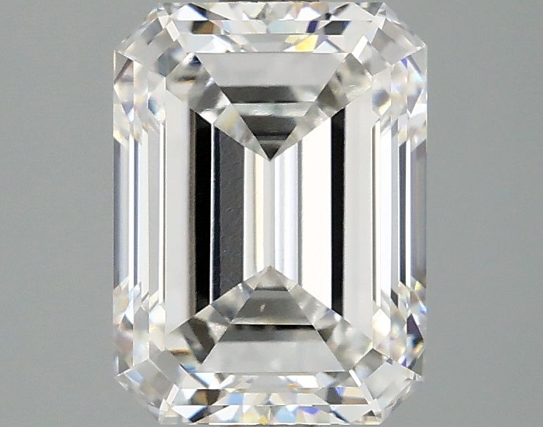 Lab-Grown Emerald Diamond - 2.58 Carats, F Color, VVS2 Clarity - Certified by IGI - Report Number: LG675530926