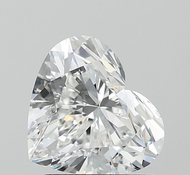 Lab-Grown Heart Diamond - 1.51 Carats, E Color, VVS2 Clarity - Certified by IGI - Report Number: LG670407197