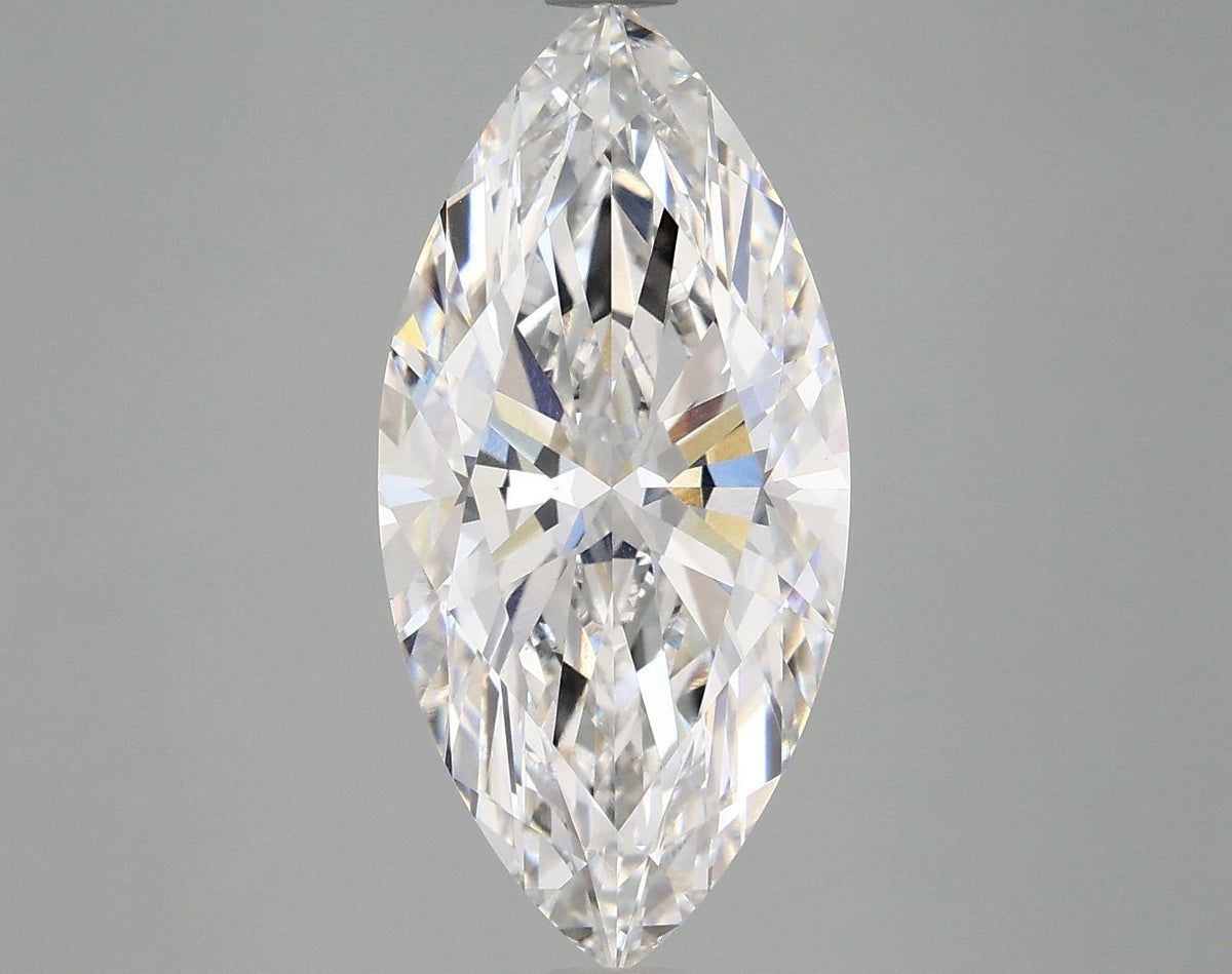 Lab-Grown Marquise Diamond - 4.09 Carats, E Color, VVS2 Clarity - Certified by IGI - Report Number: LG691541456