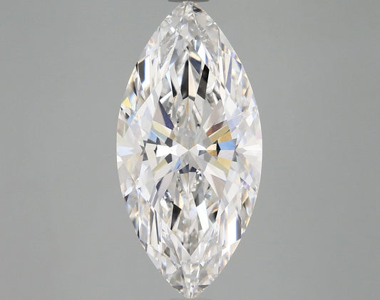 Lab-Grown Marquise Diamond - 4.09 Carats, E Color, VVS2 Clarity - Certified by IGI - Report Number: LG691541456
