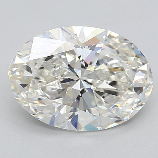 Lab-Grown Oval Diamond - 3.03 Carats, F Color, VVS2 Clarity - Certified by IGI - Report Number: LG715594105