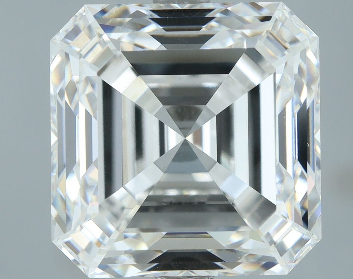 Lab-Grown Asscher Diamond - 7.01 Carats, E Color, VS1 Clarity - Certified by IGI - Report Number: LG704544802