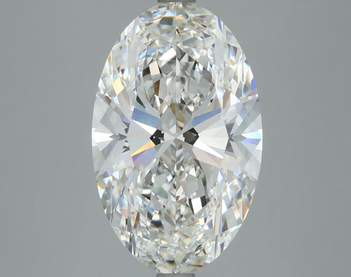 Lab-Grown Oval Diamond - 4.72 Carats, F Color, VS2 Clarity - Certified by IGI - Report Number: LG605334568