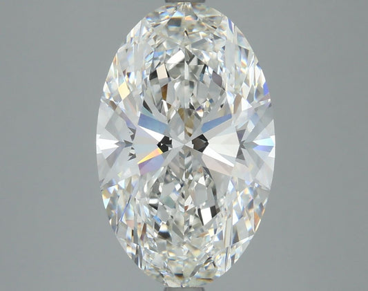 Lab-Grown Oval Diamond - 4.72 Carats, F Color, VS2 Clarity - Certified by IGI - Report Number: LG605334568
