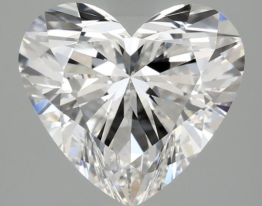 Lab-Grown Heart Diamond - 3.0 Carats, E Color, VVS2 Clarity - Certified by IGI - Report Number: LG691554965
