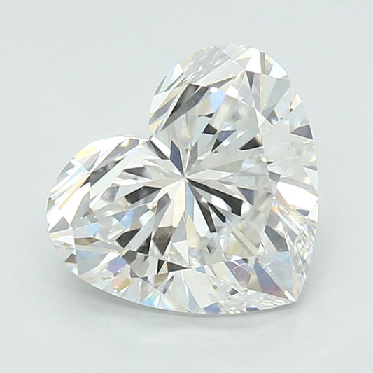 Lab-Grown Heart Diamond - 2.0 Carats, E Color, VVS2 Clarity - Certified by IGI - Report Number: LG678598615