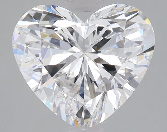 Lab-Grown Heart Diamond - 1.96 Carats, E Color, VS1 Clarity - Certified by IGI - Report Number: LG645401022