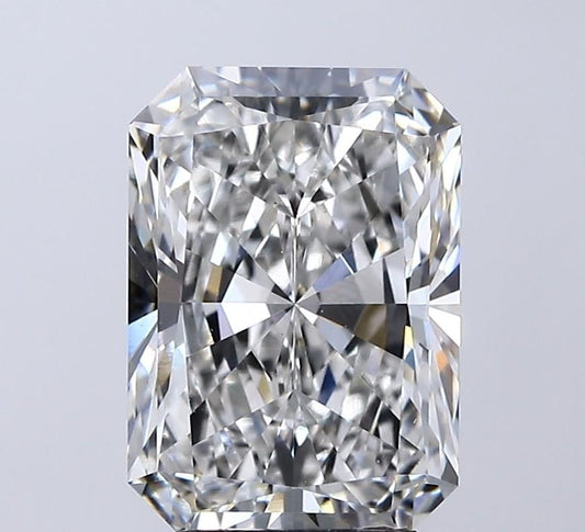 Lab-Grown Radiant Diamond - 3.5 Carats, F Color, VS1 Clarity - Certified by IGI - Report Number: LG715589296
