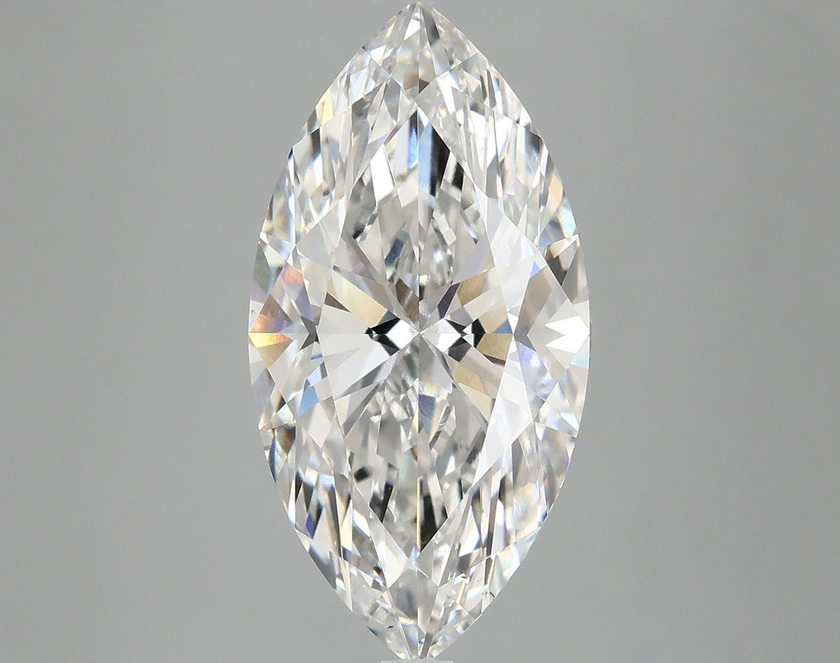 Lab-Grown Marquise Diamond - 5.02 Carats, F Color, VS2 Clarity - Certified by IGI - Report Number: LG690526357