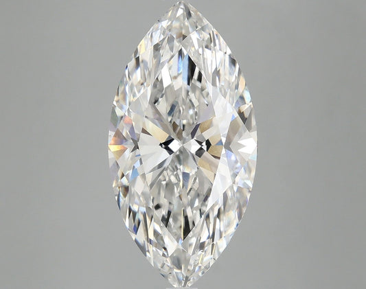 Lab-Grown Marquise Diamond - 5.02 Carats, F Color, VS2 Clarity - Certified by IGI - Report Number: LG690526357