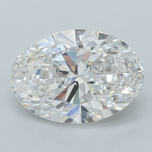 Lab-Grown Oval Diamond - 4.5 Carats, F Color, VS1 Clarity - Certified by IGI - Report Number: LG655436035