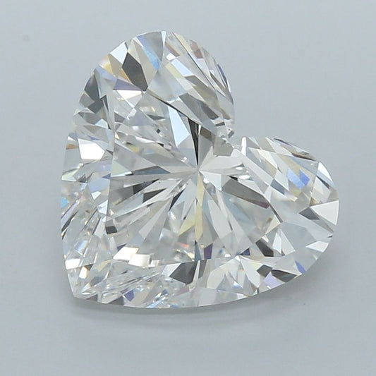 Lab-Grown Heart Diamond - 7.03 Carats, E Color, VS1 Clarity - Certified by IGI - Report Number: LG685561606