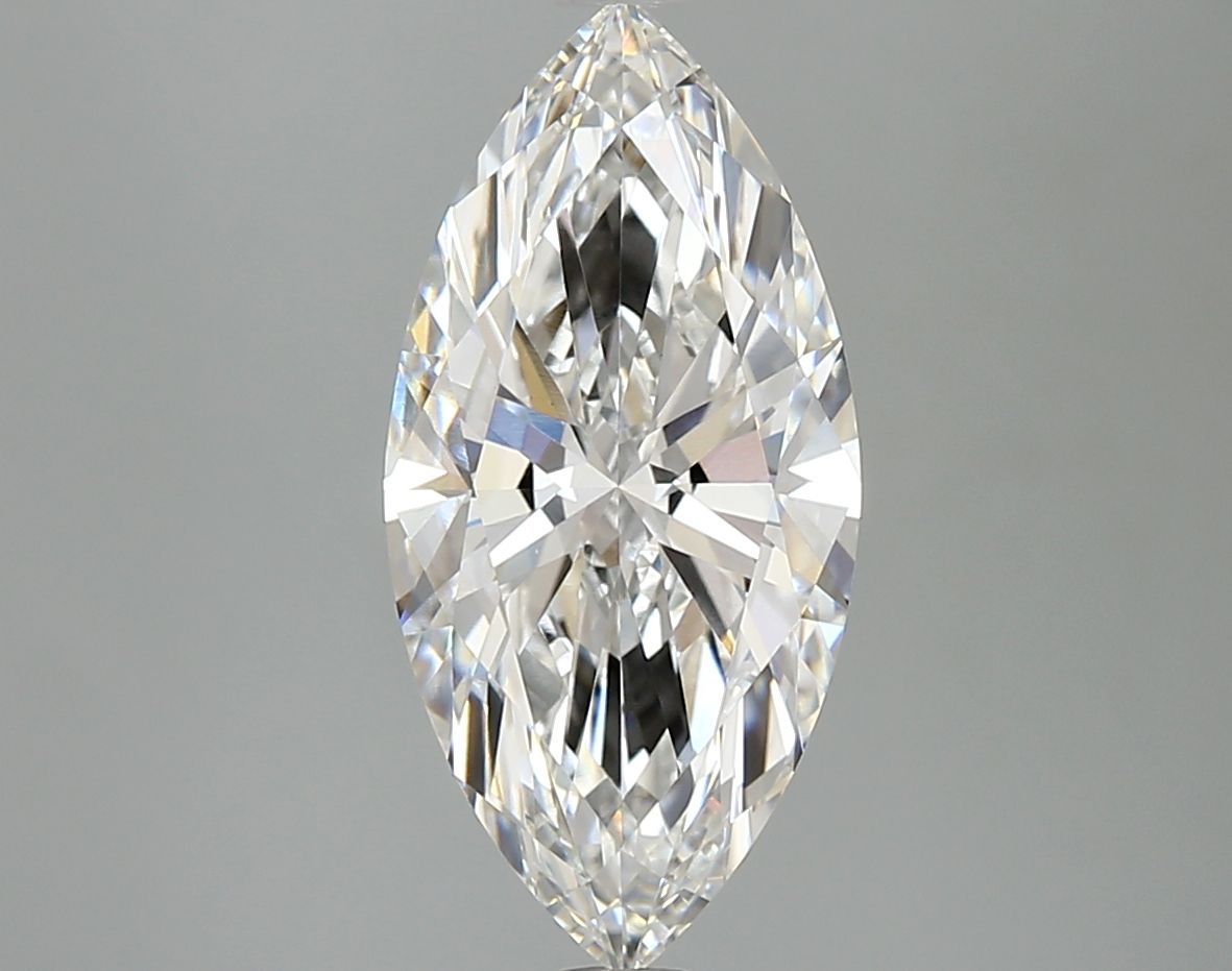 Lab-Grown Marquise Diamond - 3.02 Carats, F Color, VVS2 Clarity - Certified by IGI - Report Number: LG662449494