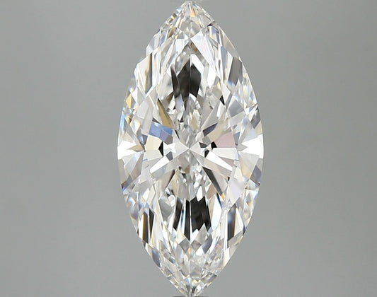 Lab-Grown Marquise Diamond - 3.02 Carats, F Color, VVS2 Clarity - Certified by IGI - Report Number: LG662449494