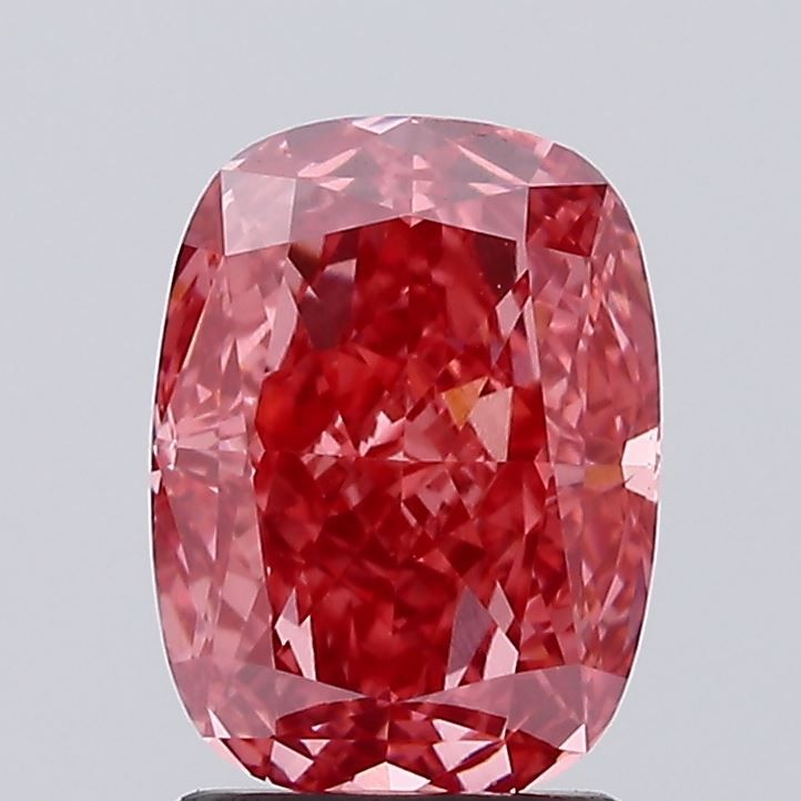 Lab-Grown Cushion Diamond - 2.06 Carats, Fancy Vivid Pink Color, VVS2 Clarity - Certified by IGI - Report Number: LG628477661
