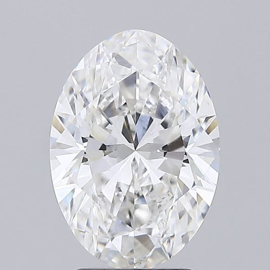Lab-Grown Oval Diamond - 3.09 Carats, E Color, VVS2 Clarity - Certified by IGI - Report Number: LG691510502