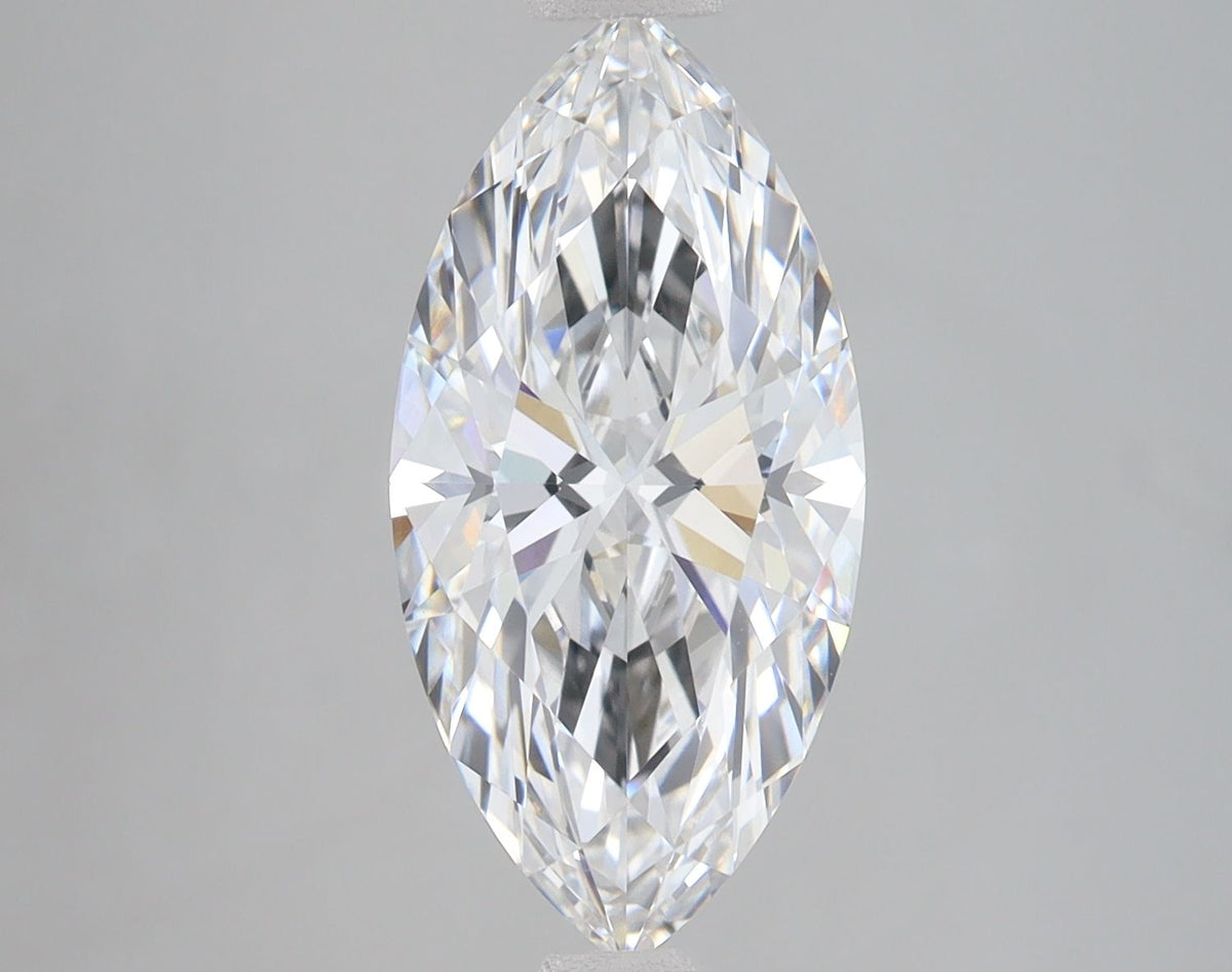 Lab-Grown Marquise Diamond - 3.54 Carats, E Color, VVS2 Clarity - Certified by IGI - Report Number: LG677547939