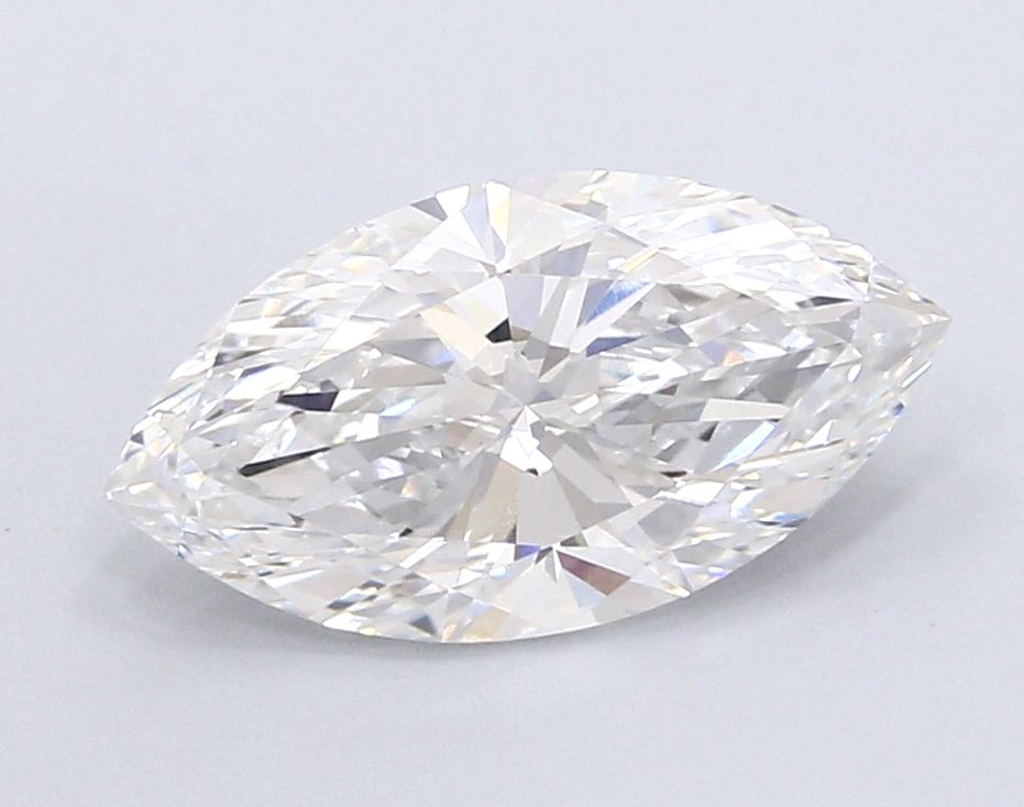 Lab-Grown Marquise Diamond - 3.5 Carats, E Color, VVS2 Clarity - Certified by IGI - Report Number: LG712544191