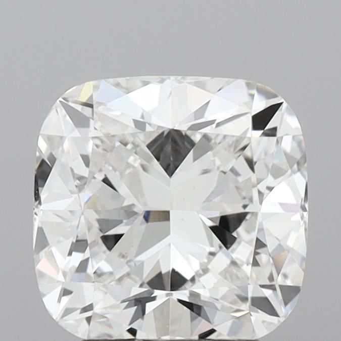 Lab-Grown Cushion Diamond - 2.5 Carats, E Color, VS1 Clarity - Certified by IGI - Report Number: LG712572408