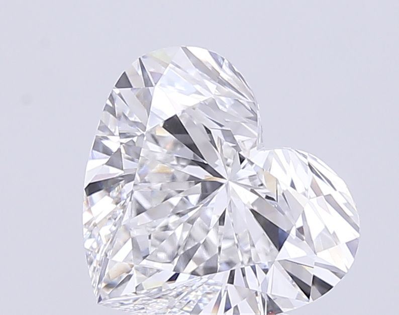 Lab-Grown Heart Diamond - 4.0 Carats, E Color, VVS2 Clarity - Certified by IGI - Report Number: LG711519517
