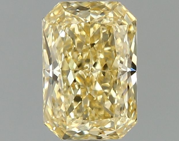Lab-Grown Radiant Diamond - 1.02 Carats, Fancy Intense Yellow Color, VVS2 Clarity - Certified by IGI - Report Number: LG670432836