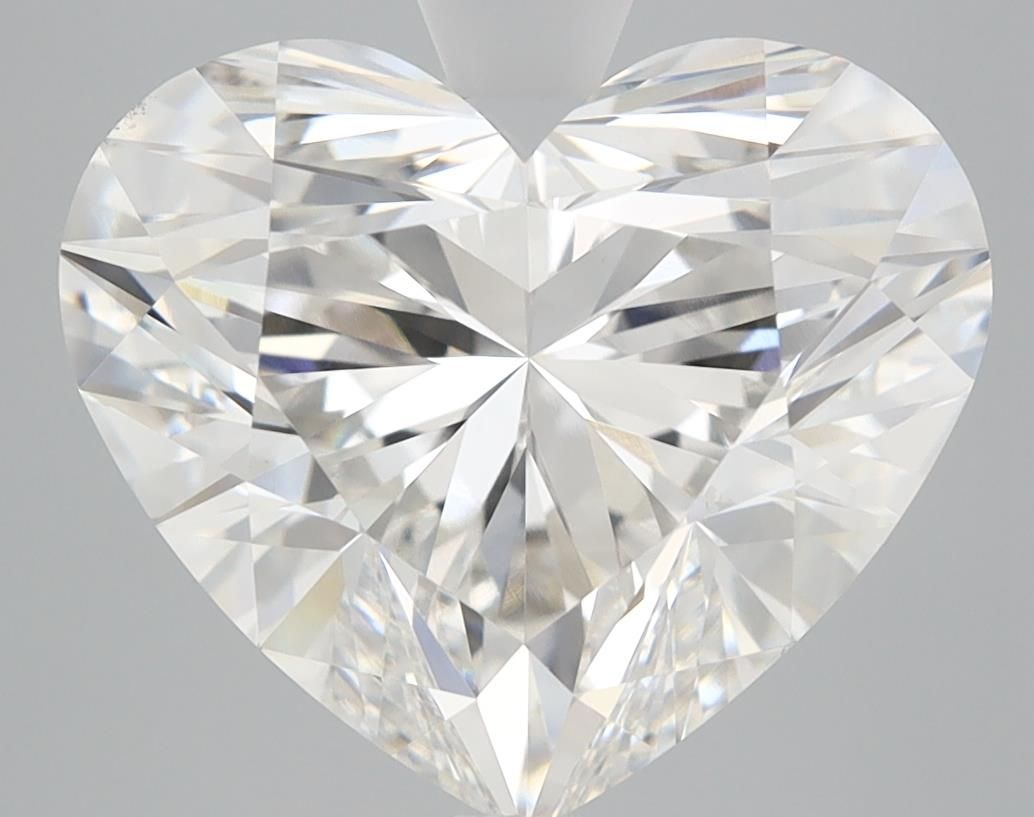 Lab-Grown Heart Diamond - 6.31 Carats, F Color, VS1 Clarity - Certified by IGI - Report Number: 573300402