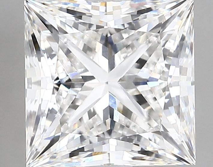 Lab-Grown Princess Diamond - 2.47 Carats, F Color, VVS2 Clarity - Certified by IGI - Report Number: LG650494646