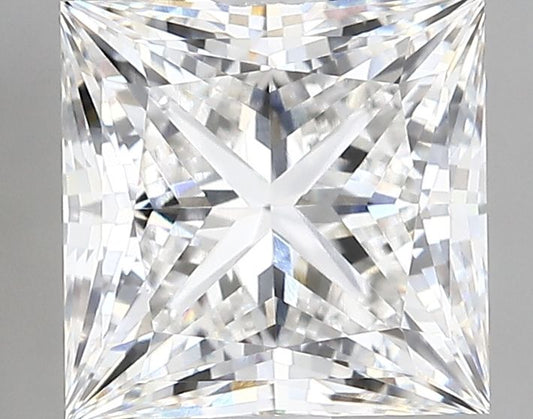 Lab-Grown Princess Diamond - 2.47 Carats, F Color, VVS2 Clarity - Certified by IGI - Report Number: LG650494646
