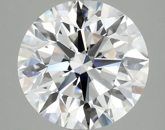Lab-Grown Round Diamond - 4.0 Carats, E Color, VVS2 Clarity - Certified by IGI - Report Number: LG696512600