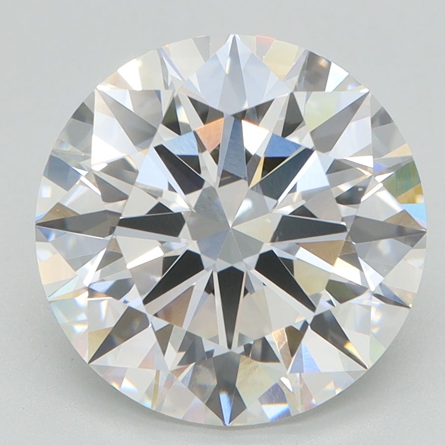 Lab-Grown Round Diamond - 3.53 Carats, E Color, VVS2 Clarity - Certified by GIA - Report Number: 2507843503