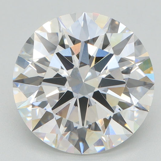 Lab-Grown Round Diamond - 3.53 Carats, E Color, VVS2 Clarity - Certified by GIA - Report Number: 2507843503