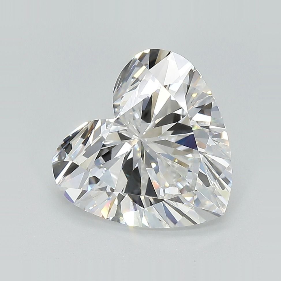 Lab-Grown Heart Diamond - 3.47 Carats, E Color, VS1 Clarity - Certified by IGI - Report Number: LG691540810