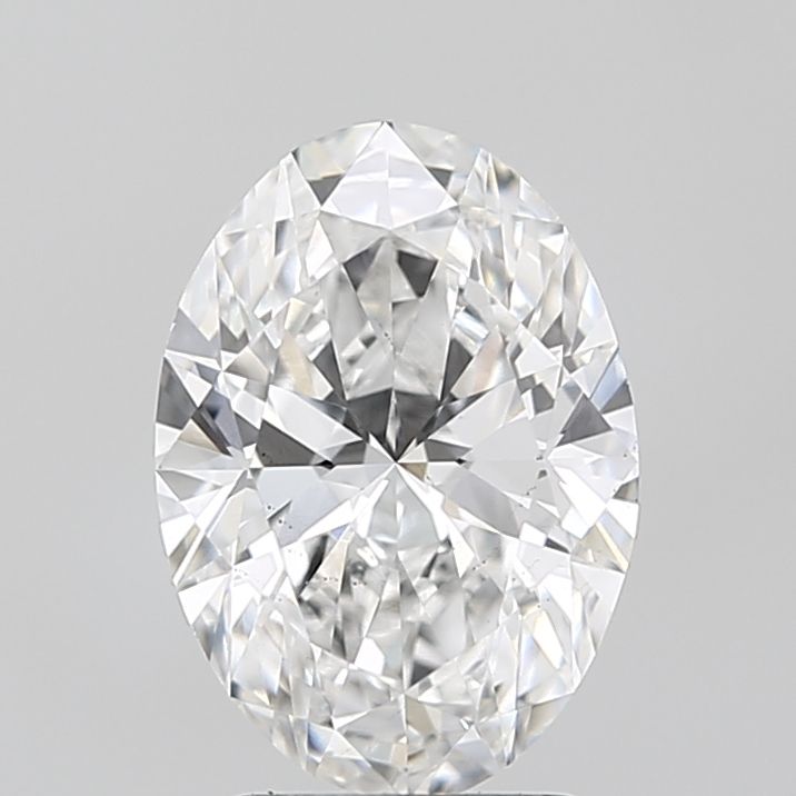 Lab-Grown Oval Diamond - 2.53 Carats, D Color, VS2 Clarity - Certified by IGI - Report Number: LG678575187