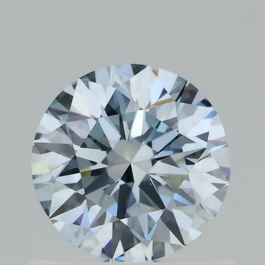 Lab-Grown Round Diamond - 0.73 Carats, Fancy Blue Color, VS1 Clarity - Certified by IGI - Report Number: LG687532966