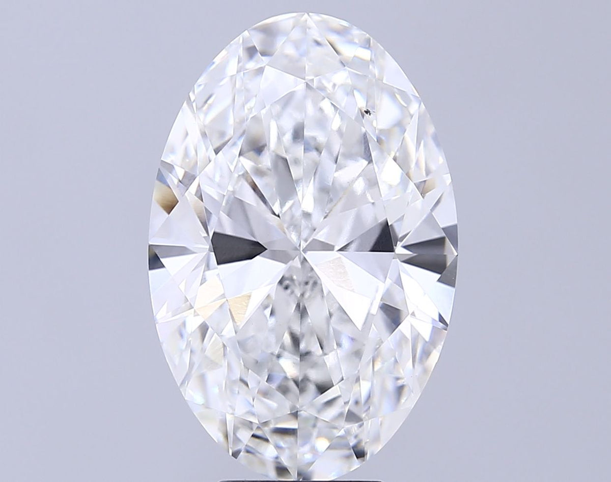 Lab-Grown Oval Diamond - 8.02 Carats, F Color, VS2 Clarity - Certified by IGI - Report Number: LG680571026