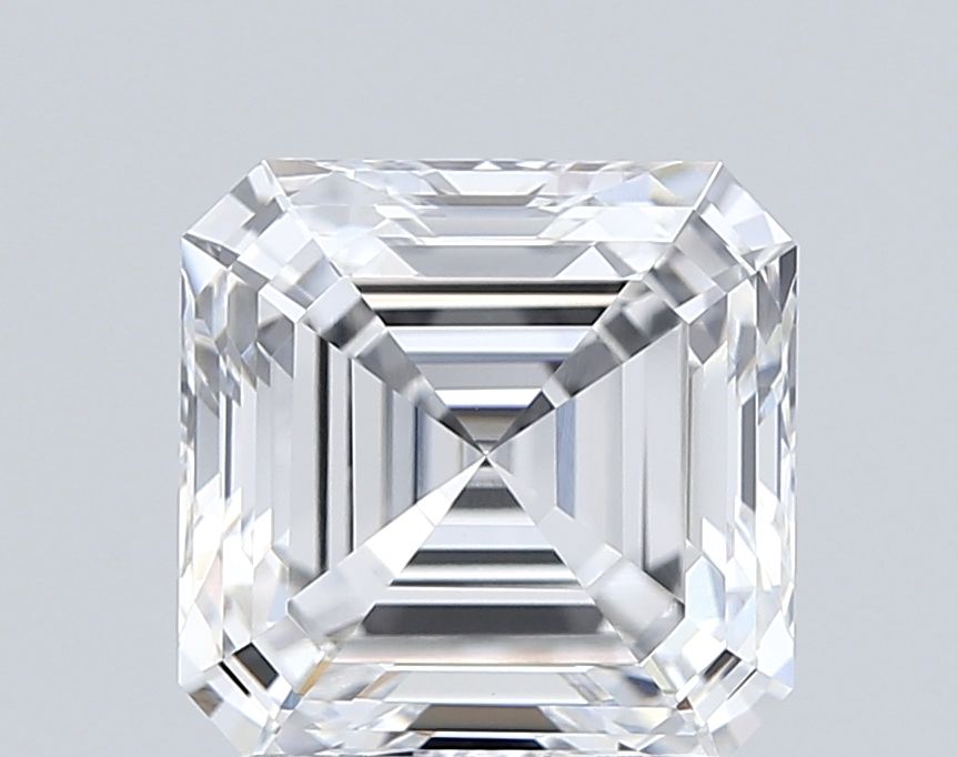 Lab-Grown Asscher Diamond - 2.54 Carats, E Color, VVS2 Clarity - Certified by IGI - Report Number: LG697512270