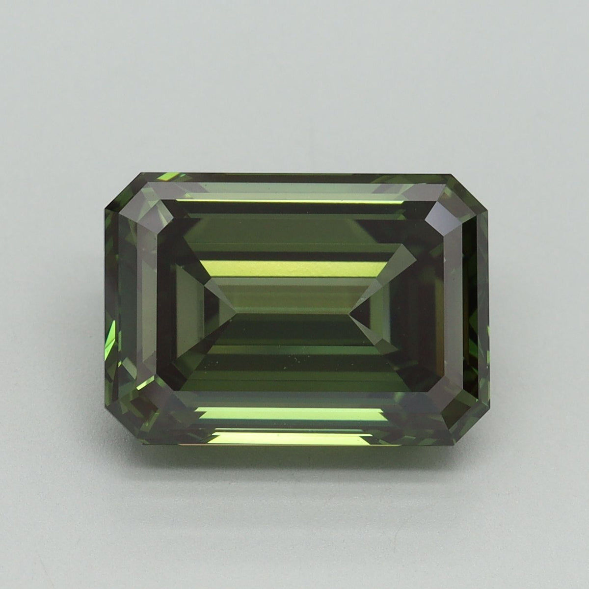 Lab-Grown Emerald Diamond - 6.36 Carats, Fancy Vivid Green Color, VS1 Clarity - Certified by IGI - Report Number: LG640405019