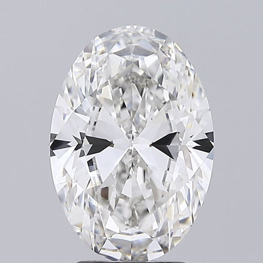 Lab-Grown Oval Diamond - 3.51 Carats, F Color, VVS2 Clarity - Certified by IGI - Report Number: LG712554201