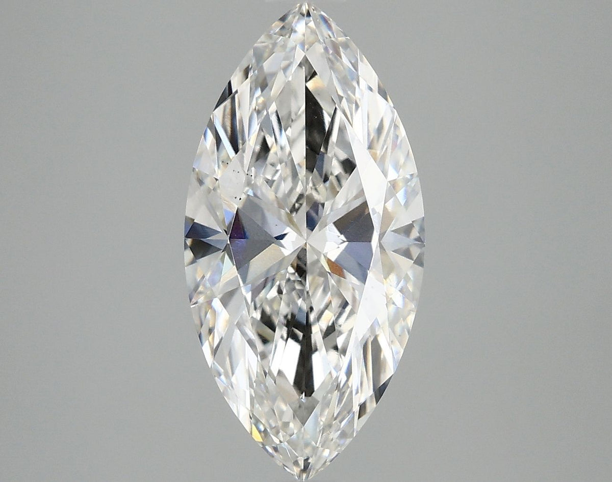 Lab-Grown Marquise Diamond - 2.98 Carats, F Color, VS2 Clarity - Certified by IGI - Report Number: LG668427944